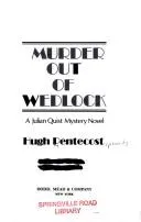 Cover of Murder out of wedlock
