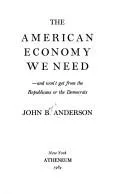 Cover of The American economy we need