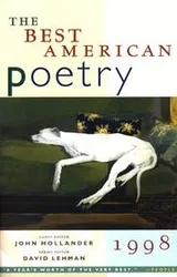 Cover of The Best American Poetry 1998 (Best American Poetry)