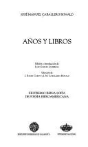 Cover of Años y libros