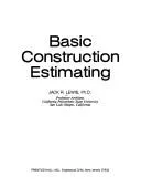 Cover of Basic construction estimating