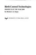 Cover of Birth control technologies