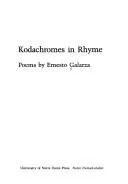 Cover of Kodachromes in Rhyme