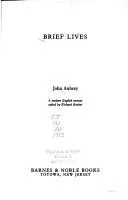 Cover of Brief lives
