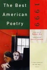Cover of The Best American Poetry 1999