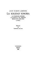 Cover of La soledad sonora (1908)