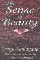 Cover of The sense of beauty