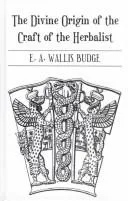 Cover of The divine origin of the craft of the herbalist