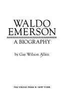 Cover of Waldo Emerson