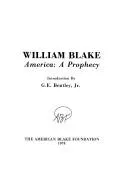 Cover of America, a prophecy