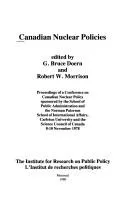 Cover of Canadian nuclear policies