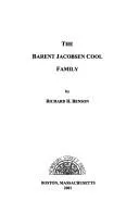 Cover of The Barent Jacobsen Cool family