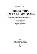 Cover of Philosophia practica universalis