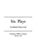 Cover of Six plays