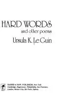 Cover of Hard words, and other poems