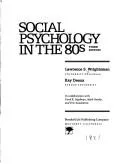 Cover of Social psychology in the 80s
