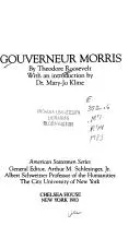 Cover of Gouverneur Morris