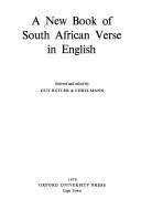 Cover of A New book of South African verse in English