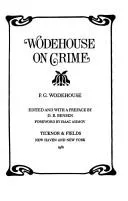 Cover of Wodehouse on crime