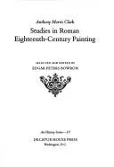 Cover of Studies in Roman eighteenth-century painting