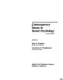 Cover of Contemporary issues in social psychology