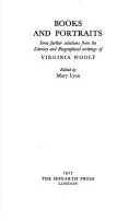 Cover of Books and portraits