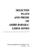 Cover of Selected plays and prose of Amiri Baraka/LeRoi Jones