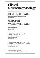 Cover of Clinical neuropharmacology