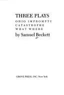 Cover of Three plays