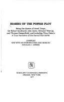 Cover of Diaries of the Popish Plot