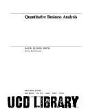 Cover of Quantitative business analysis