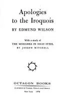 Cover of Apologies to the Iroquois