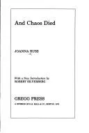 Cover of And Chaos Died