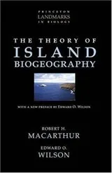 Cover of The theory of island biogeography