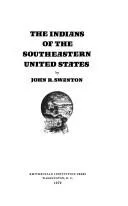 Cover of The Indians of the southeastern United States