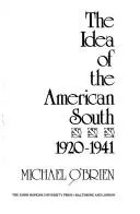 Cover of The idea of the American South, 1920-1941
