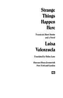 Cover of Strange things happen here