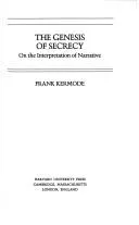 Cover of The genesis of secrecy