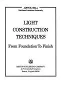 Cover of Light construction techniques