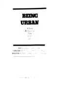 Cover of Being urban