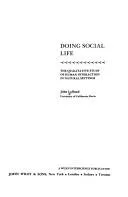 Cover of Doing social life