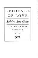 Cover of Evidence of love