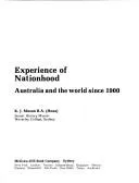 Cover of Experience of nationhood