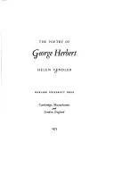 Cover of The poetry of George Herbert
