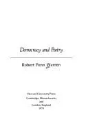 Cover of Democracy and Poetry