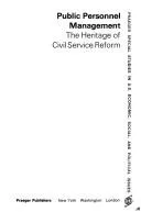 Cover of Public personnel management
