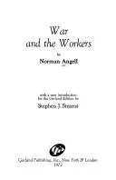 Cover of War and the workers