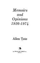 Cover of Memoirs and opinions, 1926-1974