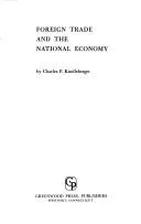 Cover of Foreign trade and the national economy