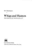 Cover of Whigs and hunters